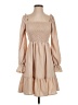 Unbranded 100% Polyester Tan Casual Dress Size 4 - photo 1