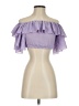 Shein Purple Short Sleeve Blouse Size XS - photo 1