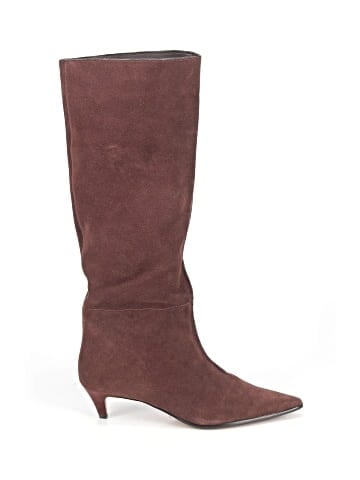 Madewell The Emilie Tall Boot in Suede (view 1)