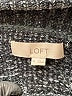 Ann Taylor LOFT 100% Polyester Tweed Gray Turtleneck Sweater Size M - photo 7