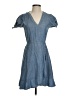 J.Crew Factory Store 100% Cotton Blue Casual Dress Size 2 - photo 1