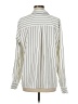 Assorted Brands Stripes Ivory Long Sleeve Blouse Size M - photo 2