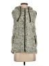 Mia + Tess 100% Polyester Silver Sweater Vest Size S - photo 1
