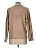 Boden 100% Cotton Stripes Tan Pullover Sweater Size 12 - photo 2