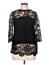 Zara Black 3/4 Sleeve Blouse Size M - photo 1