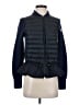 Moncler 100% Polyamide Blue Padded Front Wool Cardigan Size S - photo 1