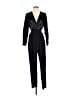 Assorted Brands 100% Polyester Stars Black Jumpsuit Size XS - photo 1