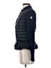 Moncler 100% Polyamide Blue Padded Front Wool Cardigan Size S - photo 5