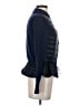 Moncler 100% Polyamide Blue Padded Front Wool Cardigan Size S - photo 4
