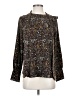 Mixxo 100% Polyester Brown Long Sleeve Blouse Size S - photo 1