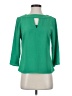 Amanda Uprichard 100% Polyester Green 3/4 Sleeve Blouse Size P (petite) - photo 1