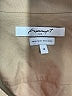 Foxcroft 100% Cotton Tan 3/4 Sleeve Button-Down Shirt Size 14 - photo 7