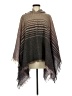 Coco + Carmen 100% Acrylic Brown Poncho One size - photo 1