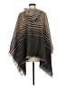 Coco + Carmen 100% Acrylic Brown Poncho One size - photo 2