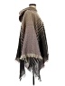 Coco + Carmen 100% Acrylic Brown Poncho One size - photo 4