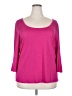 Old Navy Pink 3/4 Sleeve Top Size 2X - photo 1