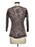 Studio Y Metallic Silver 3/4 Sleeve Top Size M - photo 2