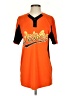 Majestic 100% Polyester Orange Short Sleeve T-Shirt Size S - photo 1