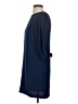 H&M 100% Polyester Solid Blue Casual Dress Size 2 - photo 5