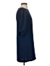 H&M 100% Polyester Solid Blue Casual Dress Size 2 - photo 4