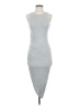 Assorted Brands Solid Gray Casual Dress Size S - photo 1