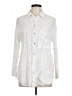 Zara Basic Ivory Long Sleeve Button-Down Shirt Size L - photo 1