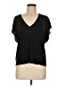 Zara 100% Lyocell Black Short Sleeve Top Size M - photo 1