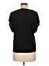 Zara 100% Lyocell Black Short Sleeve Top Size M - photo 2