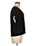 Zara 100% Lyocell Black Short Sleeve Top Size M - photo 4