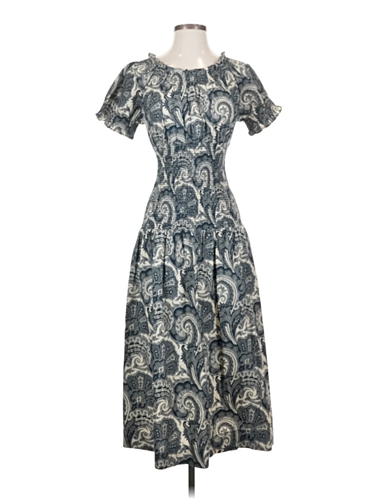 Pre-owned J.crew Collection Casual Dress In Gray