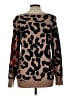 Chico's Animal Print Brown Pullover Sweater Size Lg (2) - photo 2