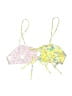 Unbranded Floral Yellow Swimsuit Top Size S - photo 1