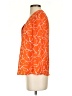 Bar III 100% Polyester Orange 3/4 Sleeve Blouse Size XS - photo 5