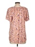 Chaps 100% Viscose Floral Pink Short Sleeve T-Shirt Size L - photo 2