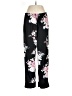 Flora Nikrooz Floral Black Casual Pants Size M - photo 1