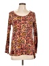 Lularoe Orange Long Sleeve Blouse Size L - photo 1