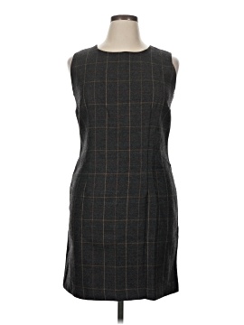 cotton dress with pockets Sleeveless Cotton Dress with Upside Down Pocket Black / XXL