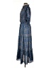 Max Studio 100% Polyester Paisley Blue Casual Dress Size L (estimated) - photo 5