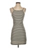 Final Touch Stripes Tan Casual Dress Size S - photo 1