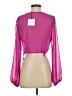 Superdown 100% Polyester Pink Long Sleeve Blouse Size S - photo 2
