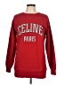Céline Red Sweatshirt Size L (estimated) - photo 1