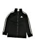 Adidas 100% Polyester Black Track Jacket Size 7 - photo 1