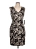 Jennifer Lopez Animal Print Brown Cocktail Dress Size 12 - photo 1