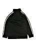 Adidas 100% Polyester Black Track Jacket Size 7 - photo 2