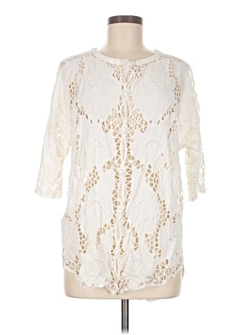Bali Emerald Design 3/4 Sleeve Blouse (view 1)