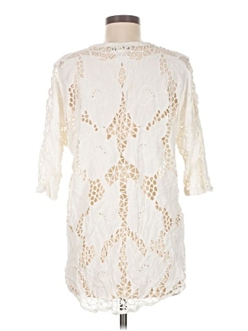 Bali Emerald Design 3/4 Sleeve Blouse (view 2)