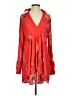 Free People Red Long Sleeve Blouse Size S - photo 1