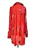 Free People Red Long Sleeve Blouse Size S - photo 2