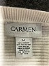 Carmen Carmen Marc Valvo Ivory Pullover Sweater Size M - photo 6