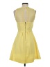 Esley Solid Yellow Cocktail Dress Size S - photo 2